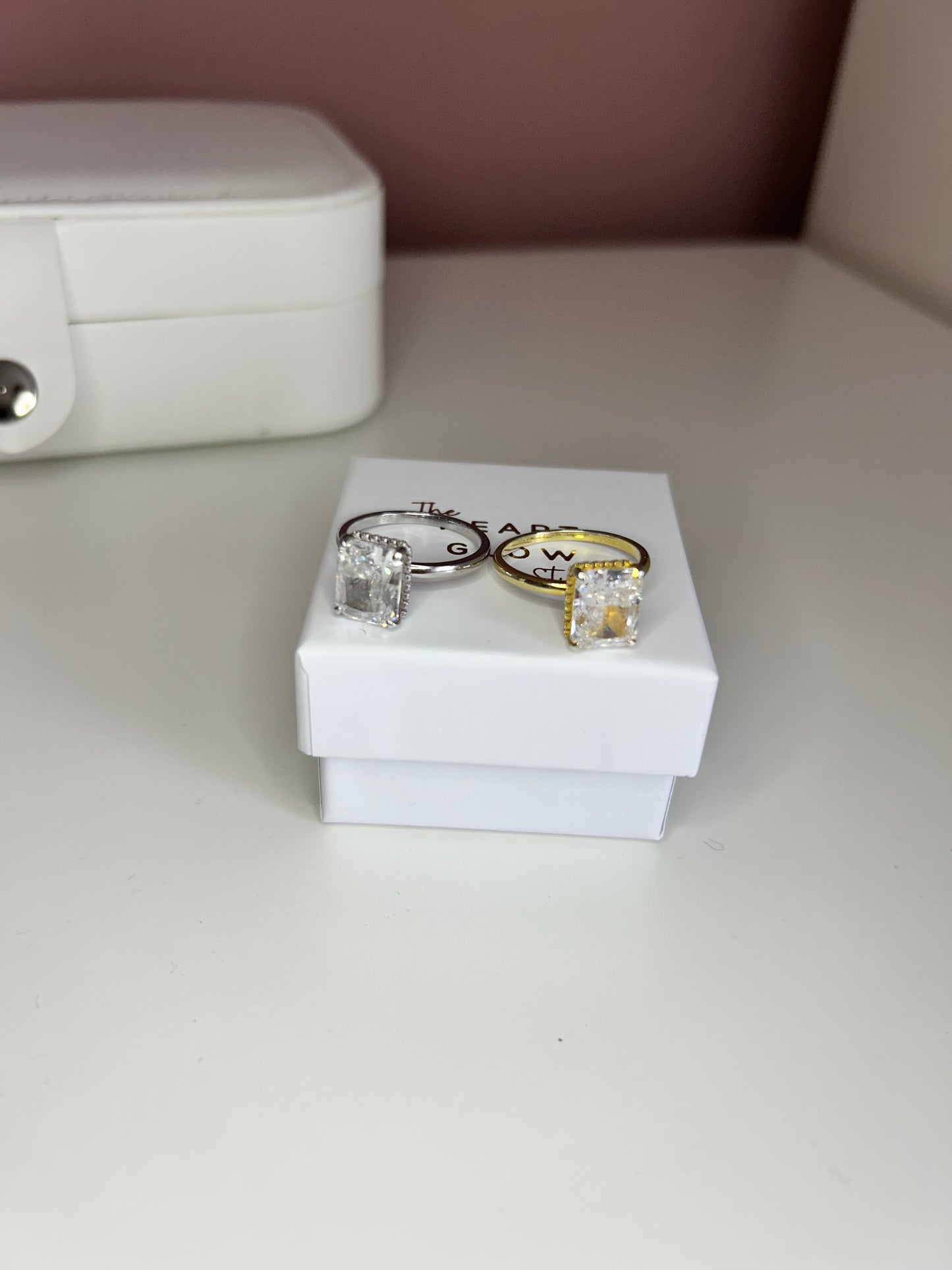 Sterling Silver Radiant Ring