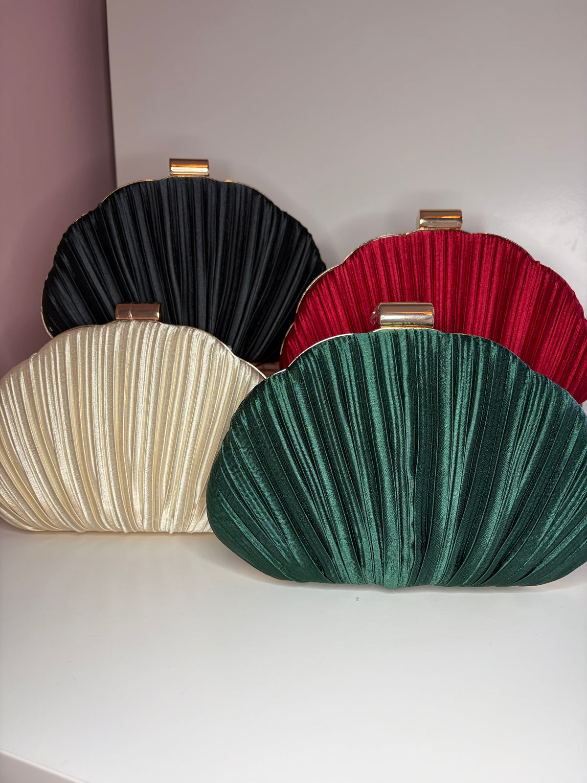 The Oceana Clutch - Burgundy