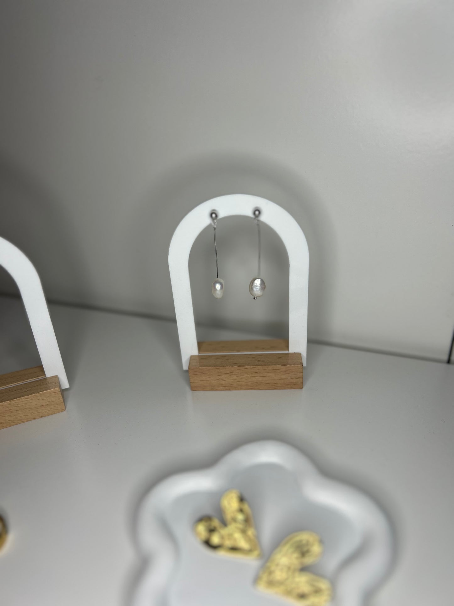 Everglow Pearl Earring - Silver