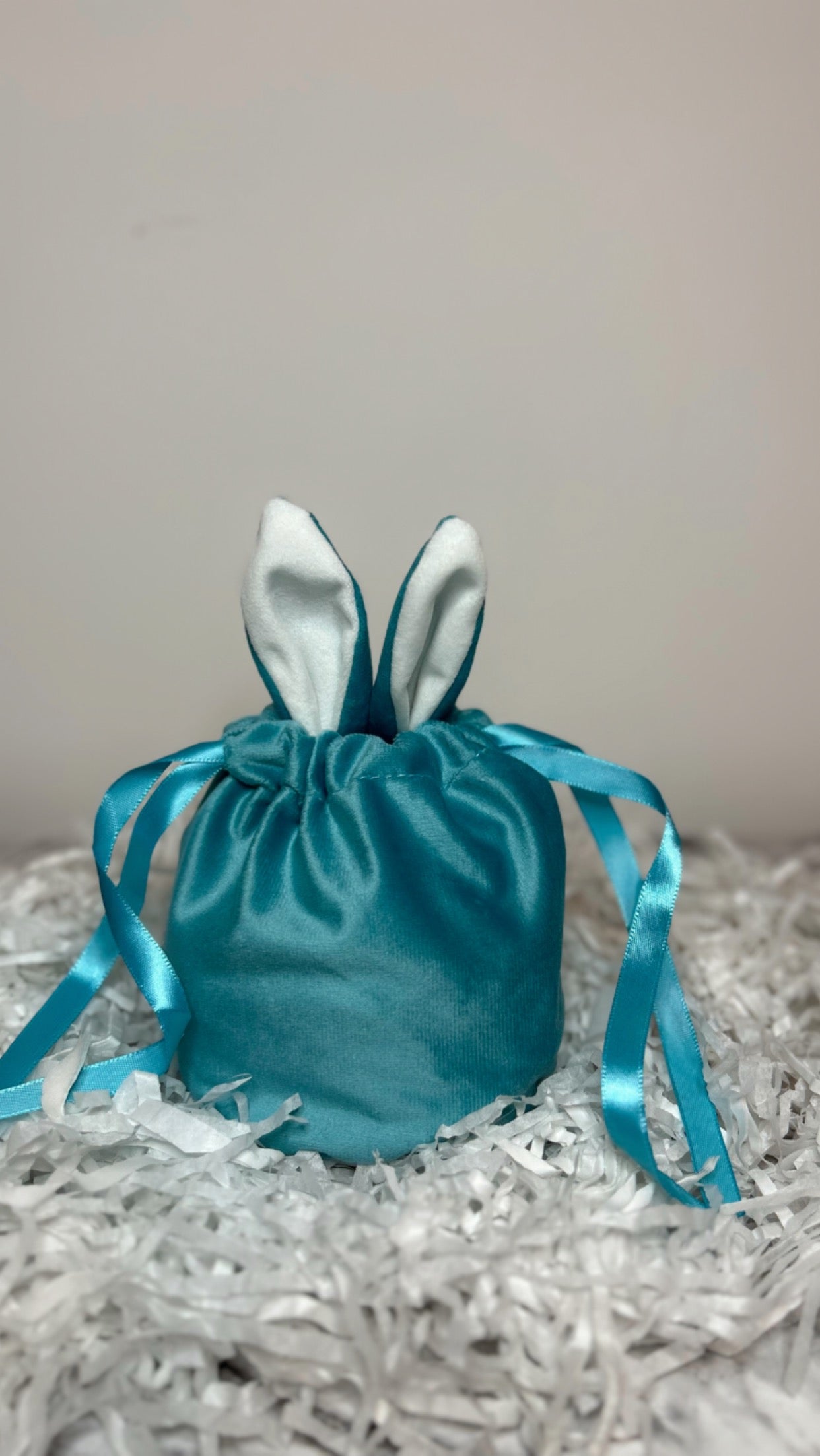Mini Blue Bunny Ear Treat Bag