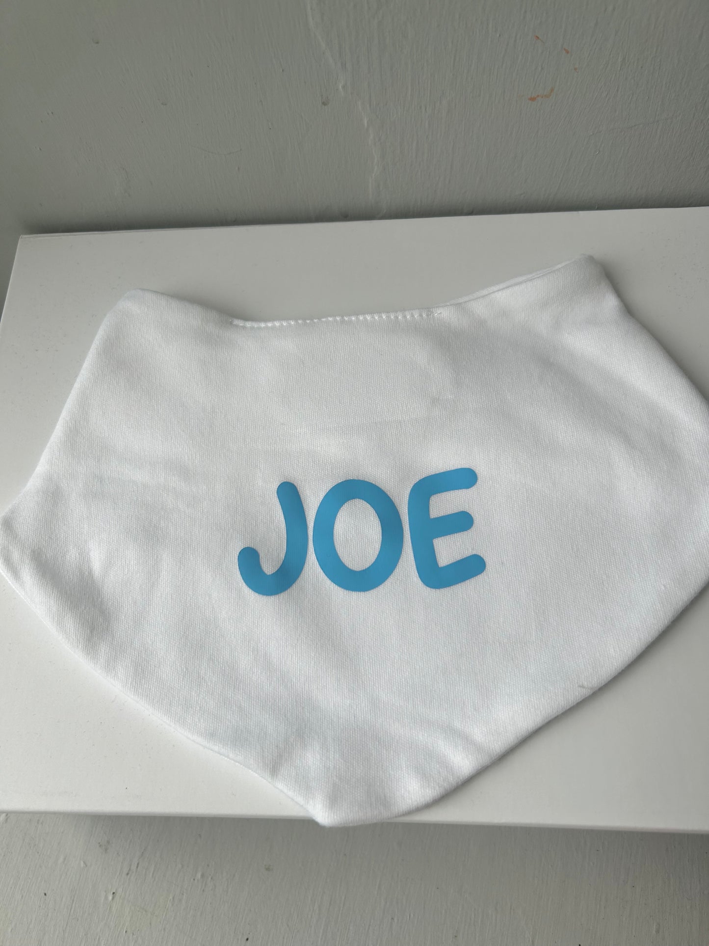 Personalised Bib - Blue Name