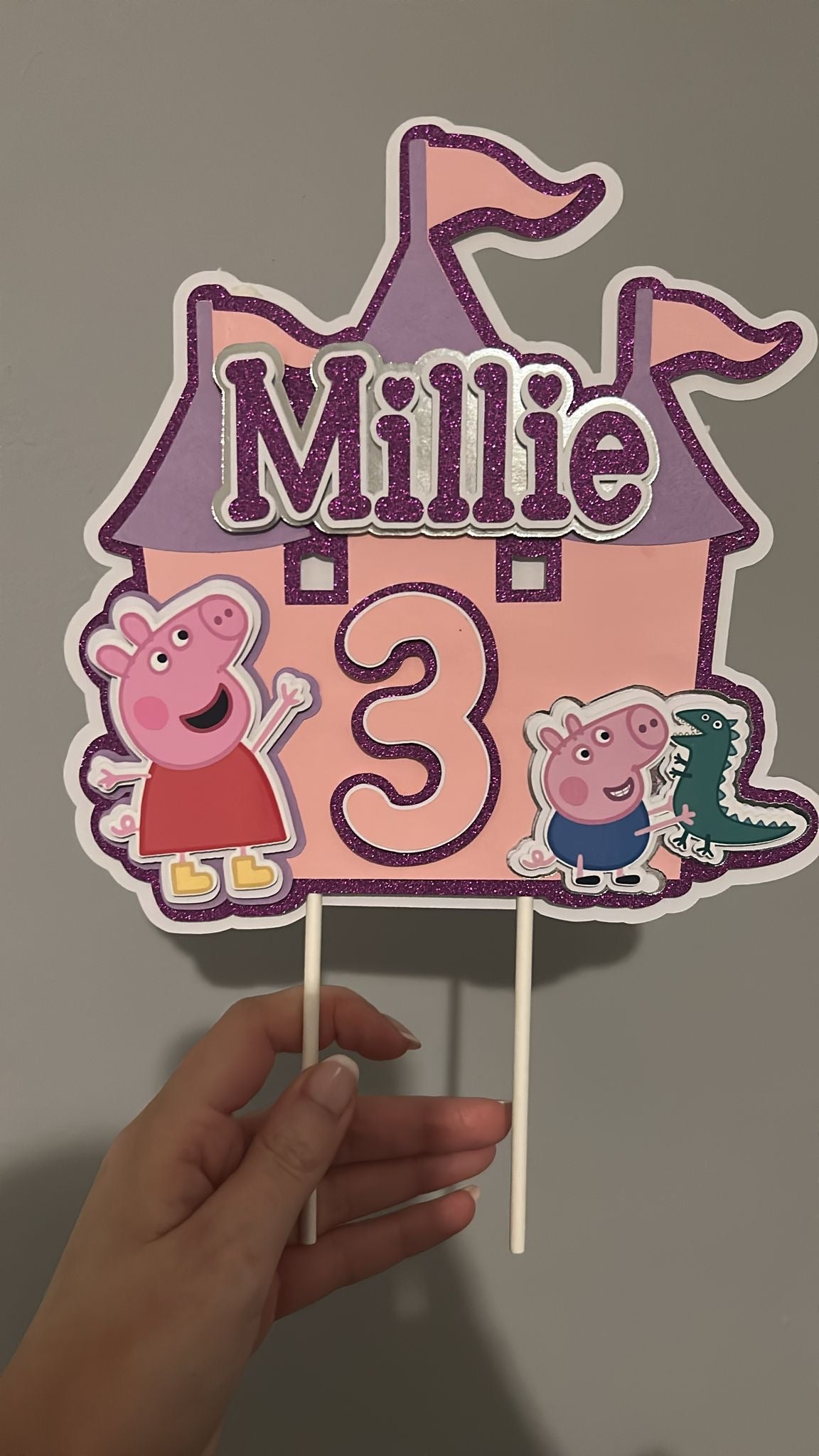 Peppa & George Cake Topper