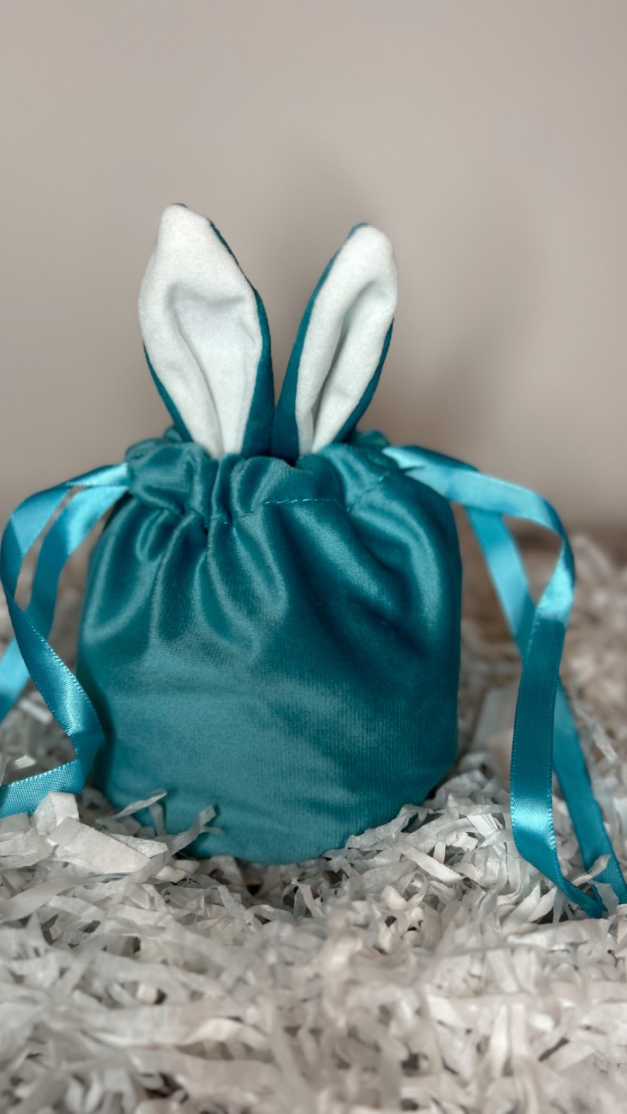 Mini Blue Bunny Ear Treat Bag