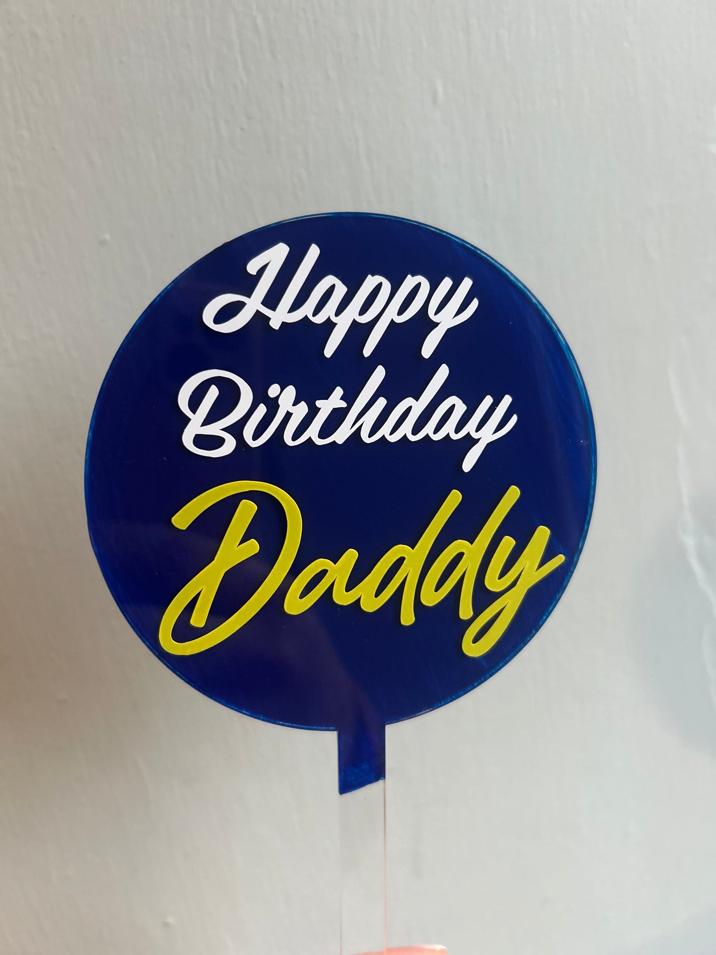 Navy Cake Topper