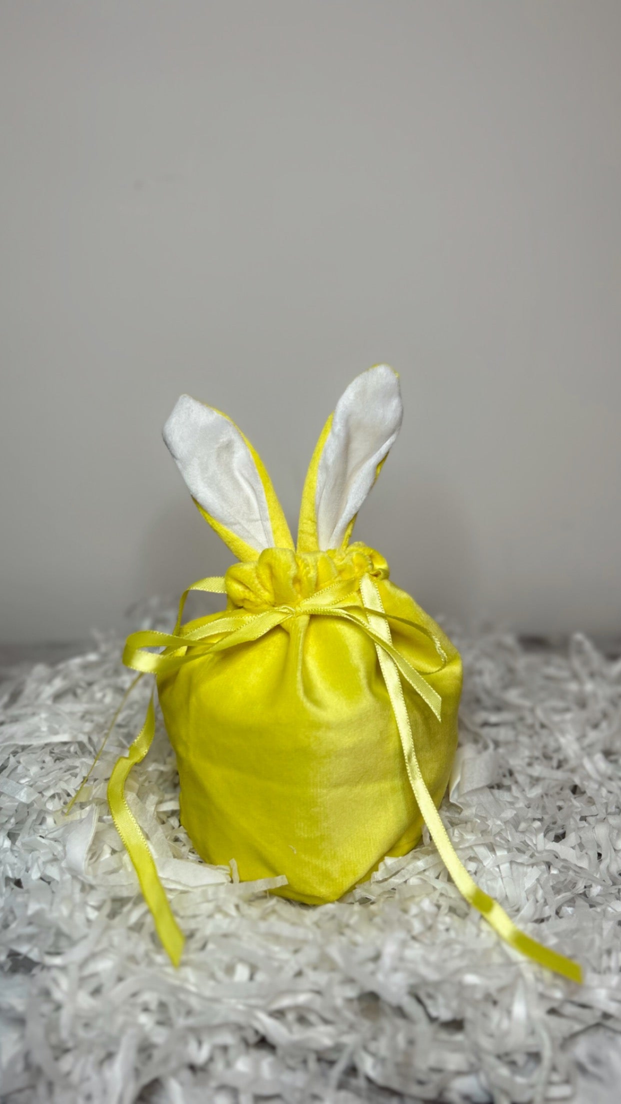 Mini Yellow Bunny Ear Treat Bag