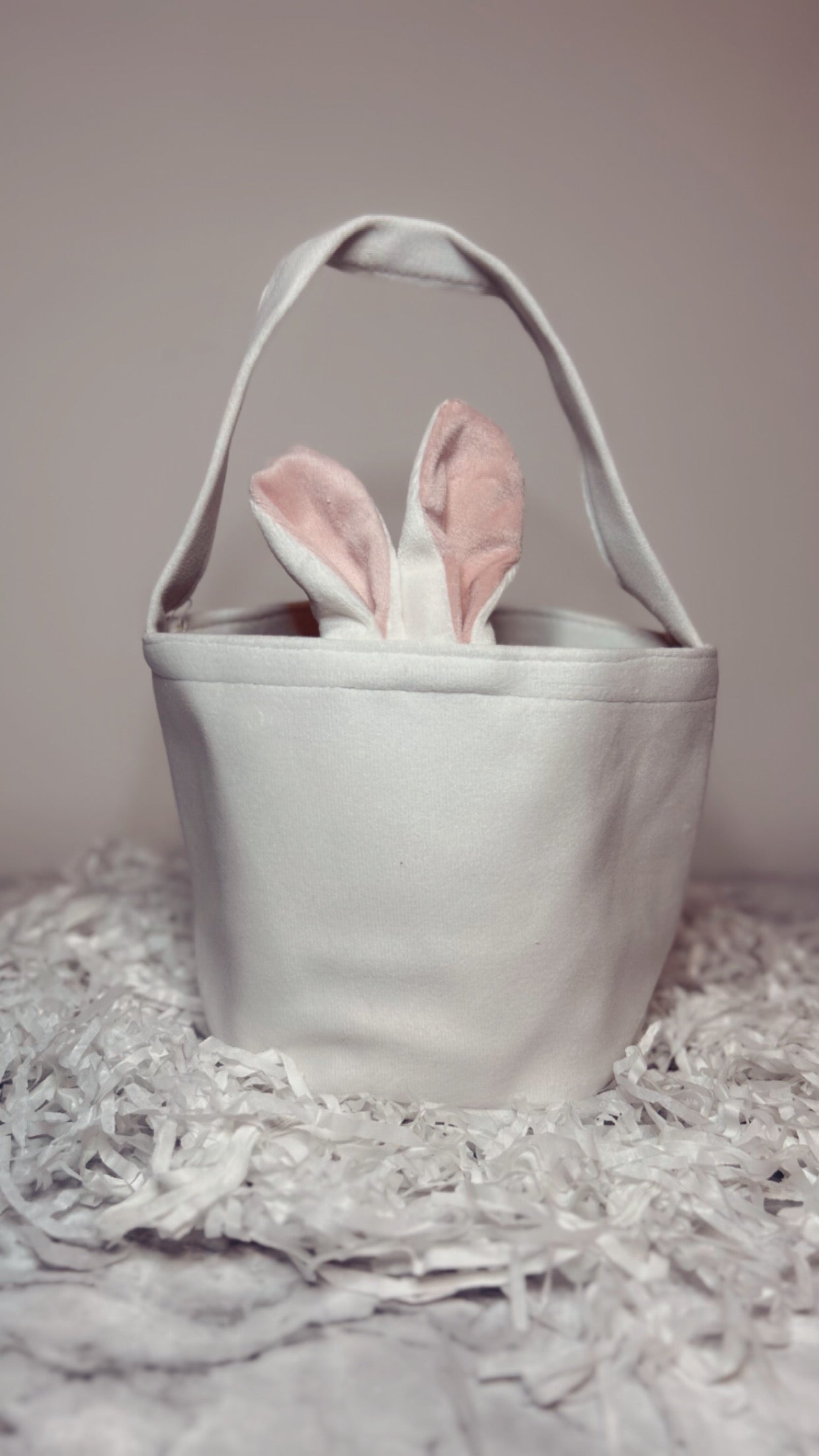 White Easter Baskets
