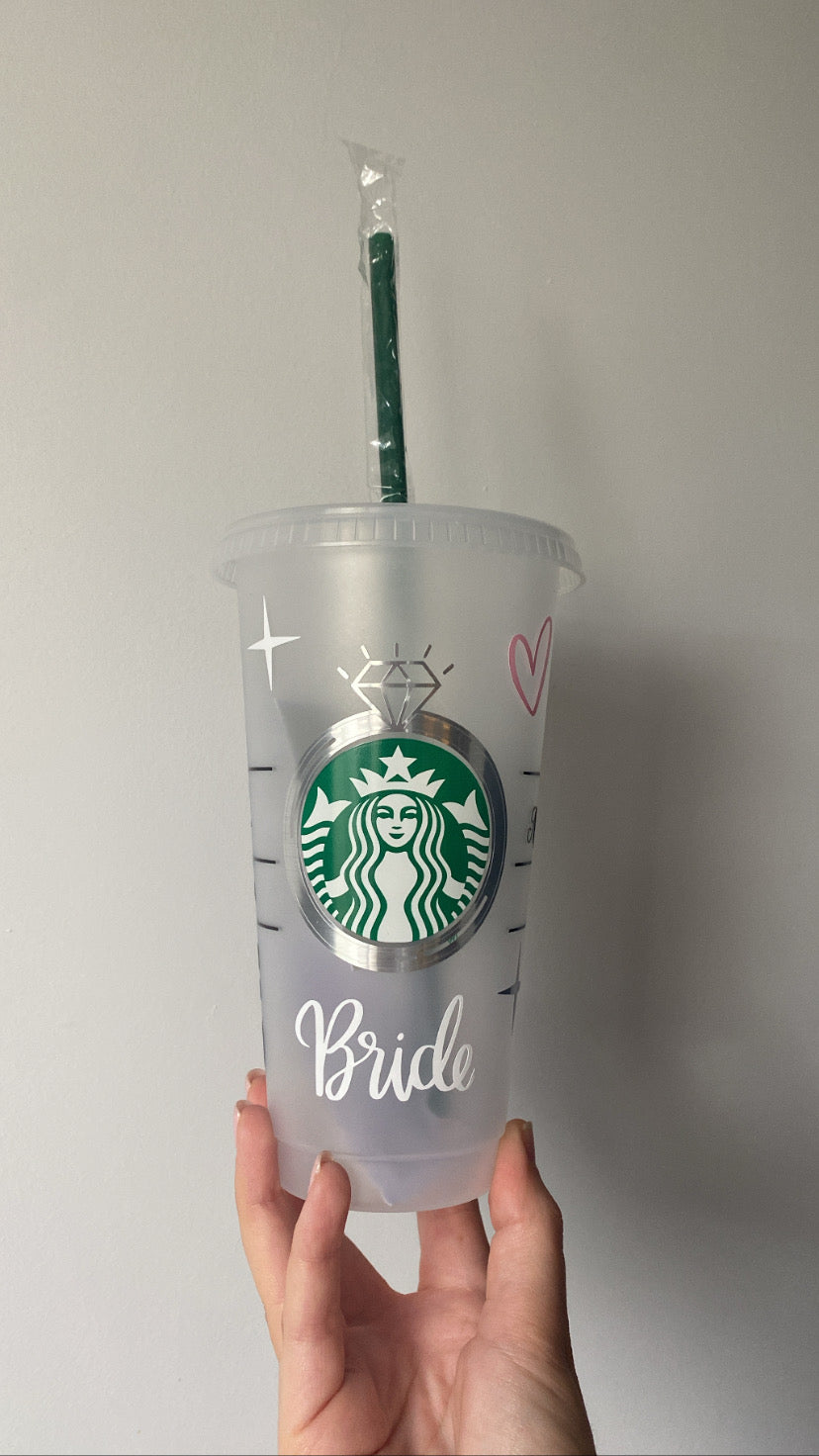 Bride Starbucks Cold Cup