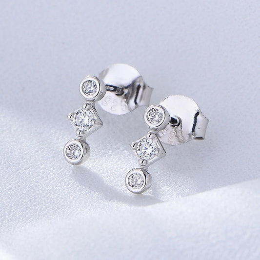 Mini Drop Silver Stud