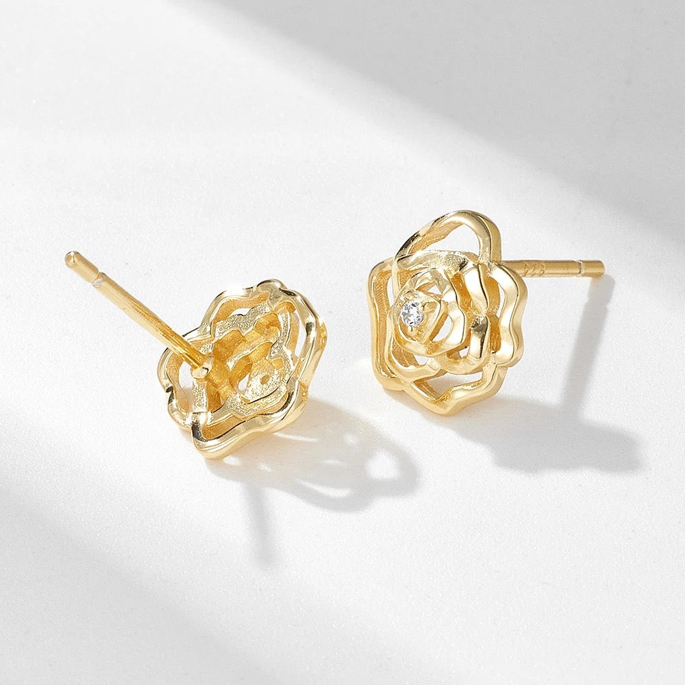 Rosie Gold Studs