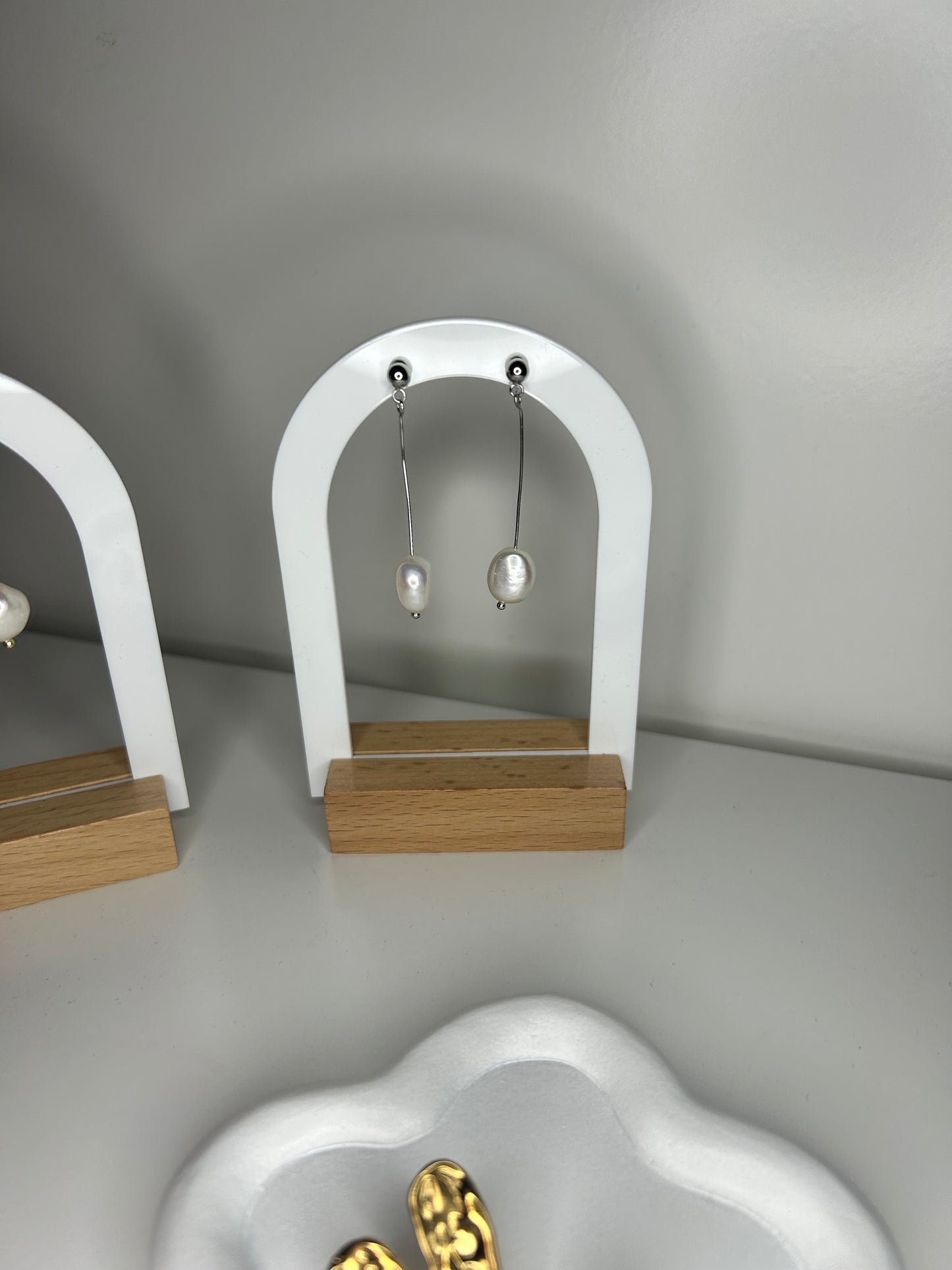 Everglow Pearl Earring - Silver