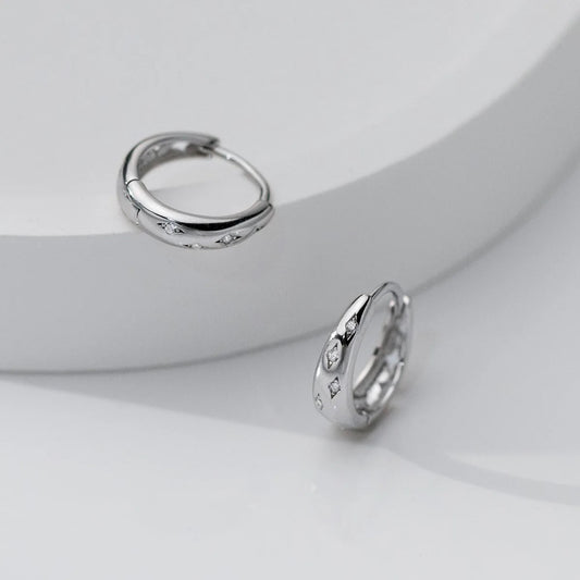 Mini Réalt Silver Hoop