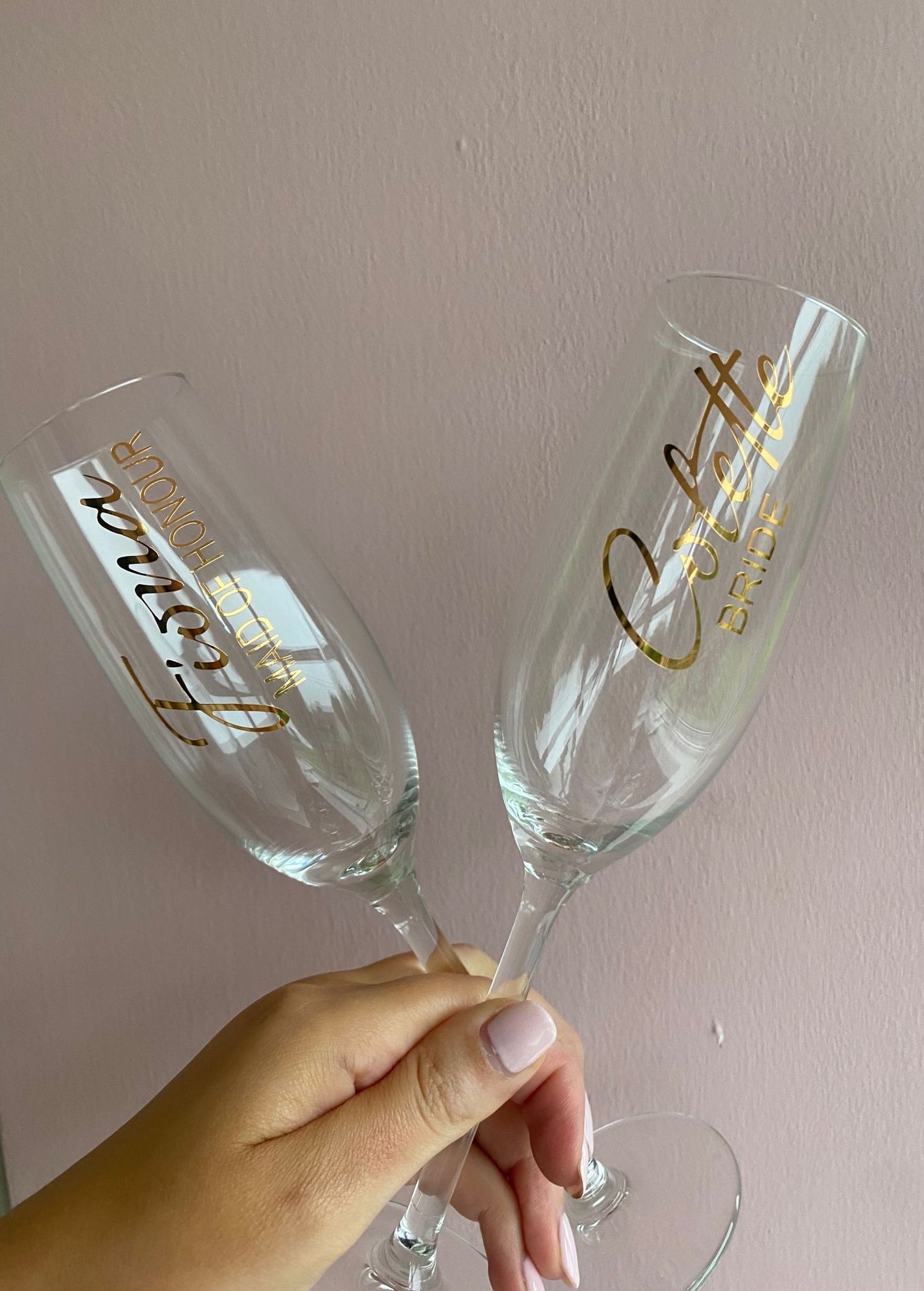 Bridal Party Champagne Flutes