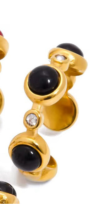 Ebony Adjustable Ring