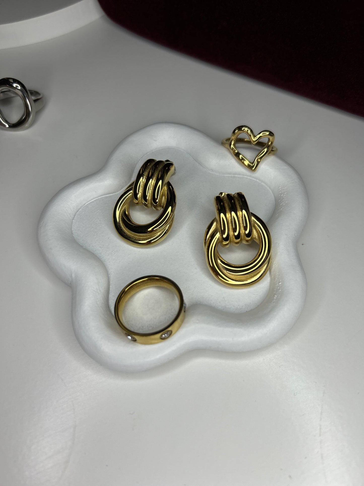 Gold Twisted Knot Earrings