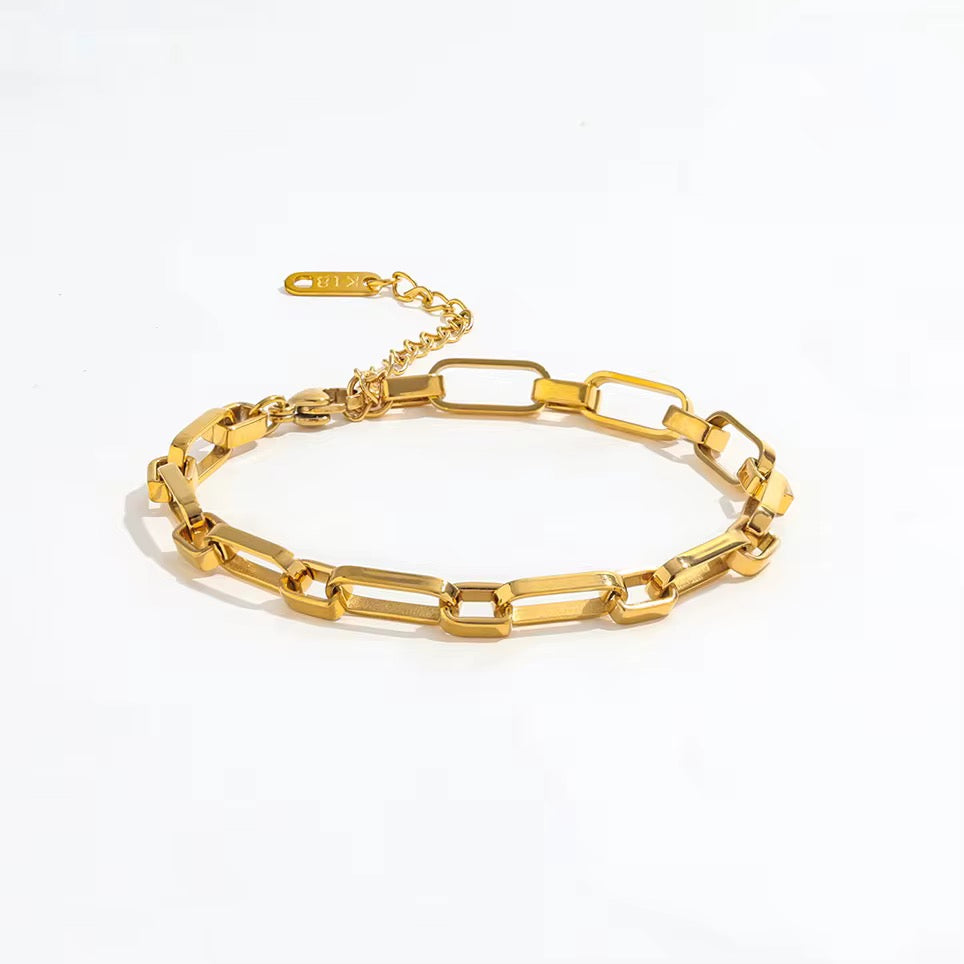 Gold Link Bracelet