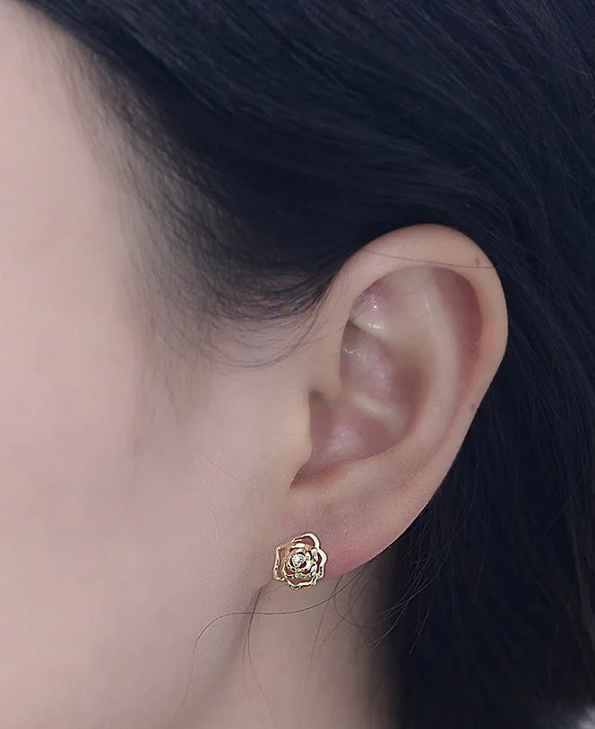 Rosie Gold Studs