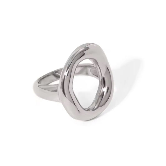 Silver Halo Ring