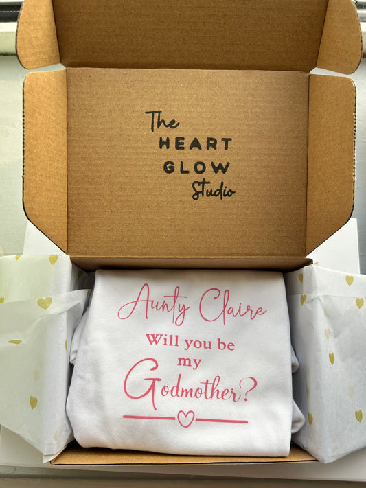 Godparent Proposal Vest - Pink