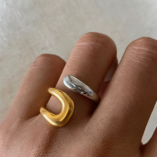 Crescent Harmony Ring
