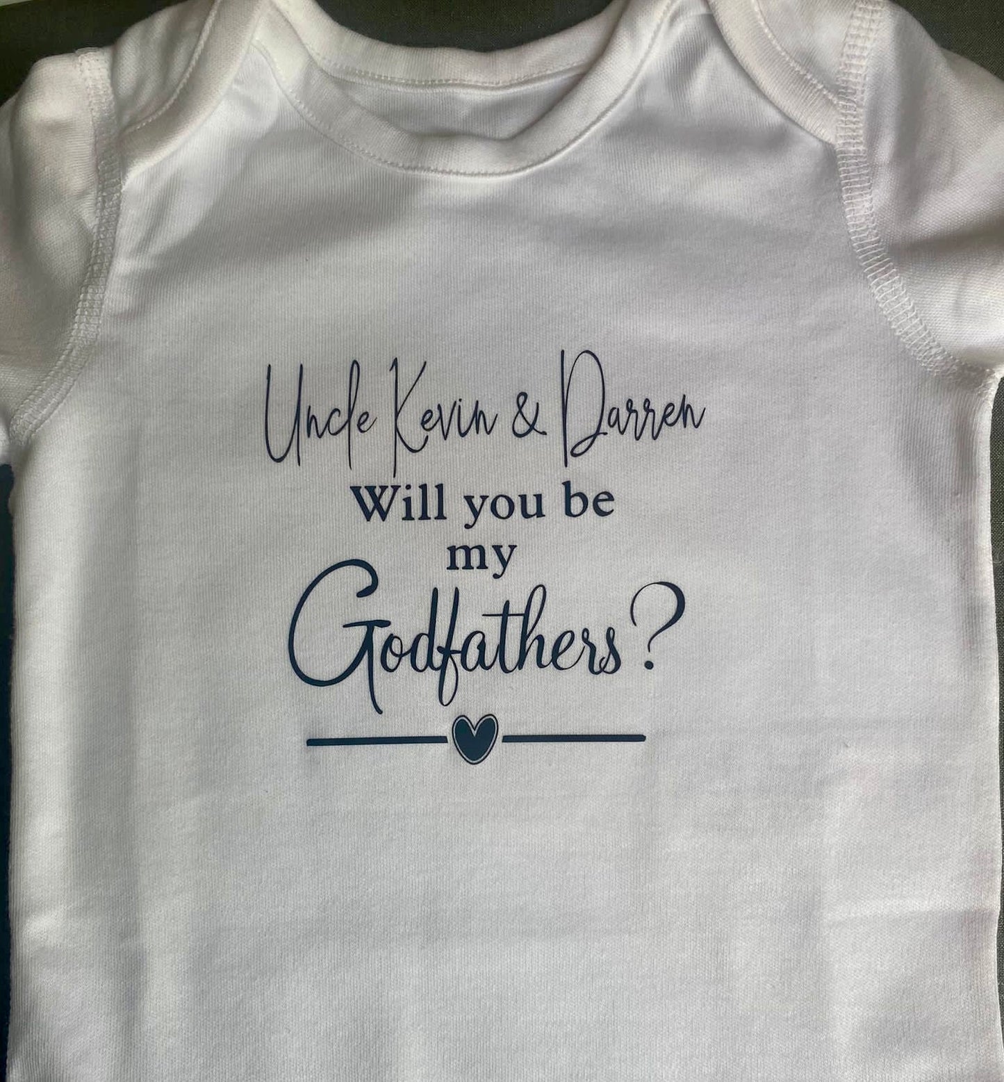 Godparent Proposal Vest