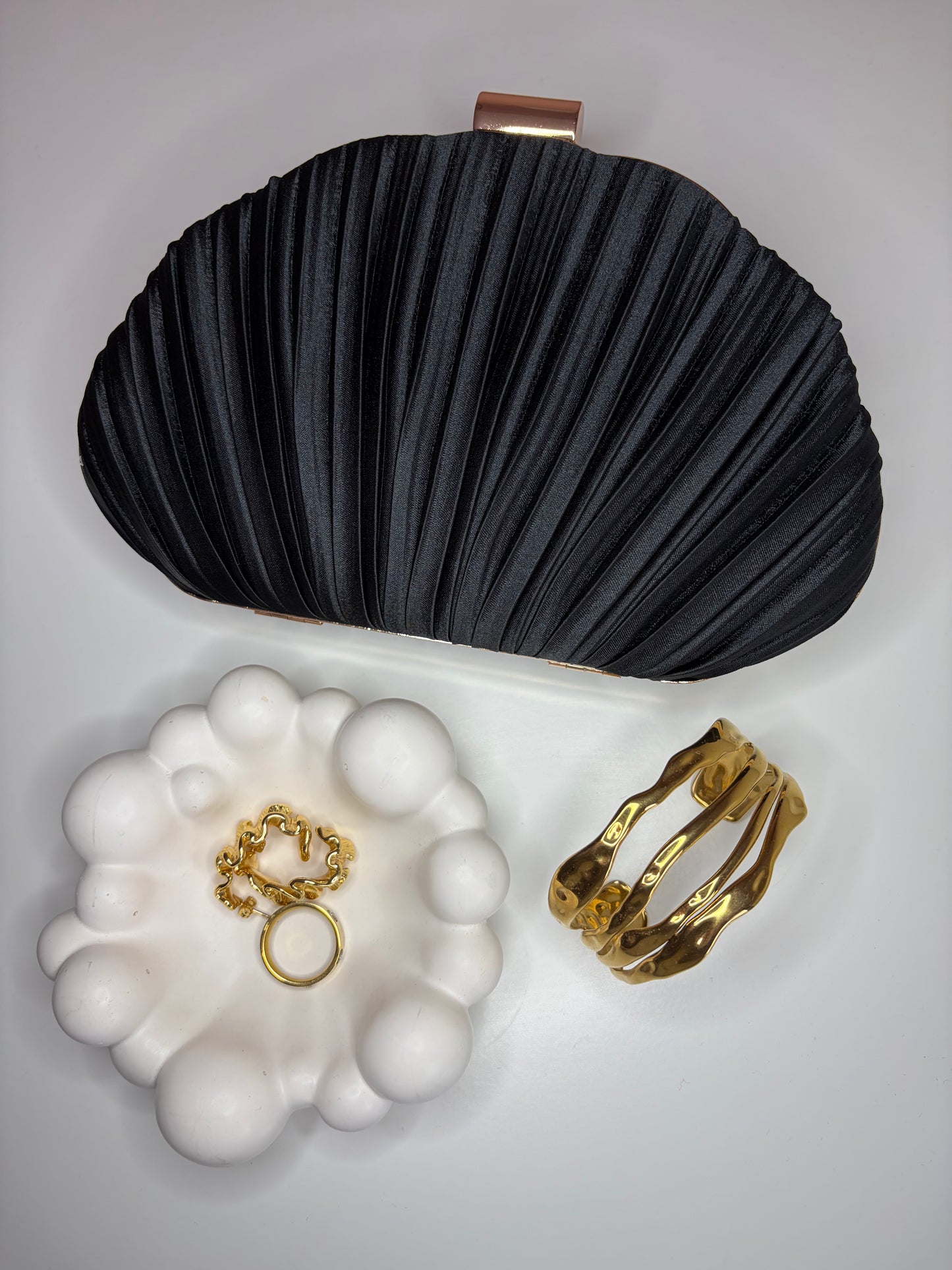 The Oceana Clutch - Black