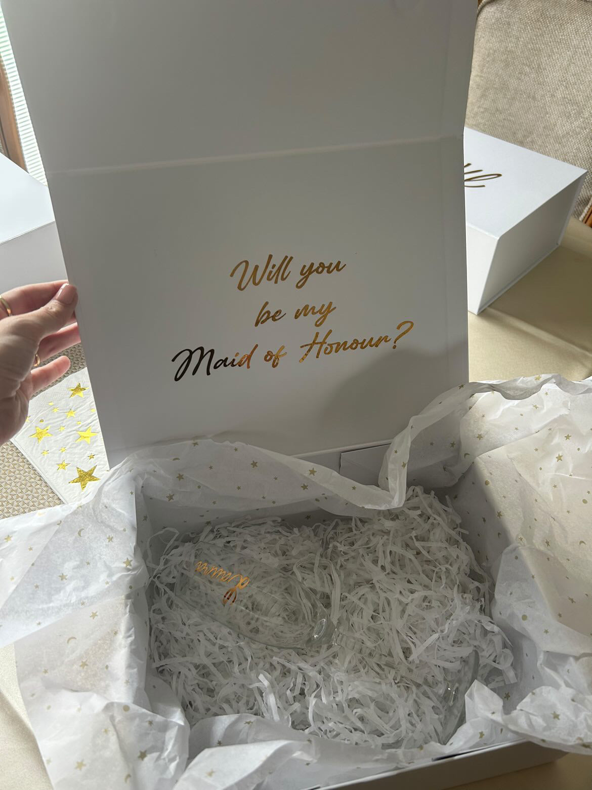 Bridal Party Box & Champagne Glass Bundle