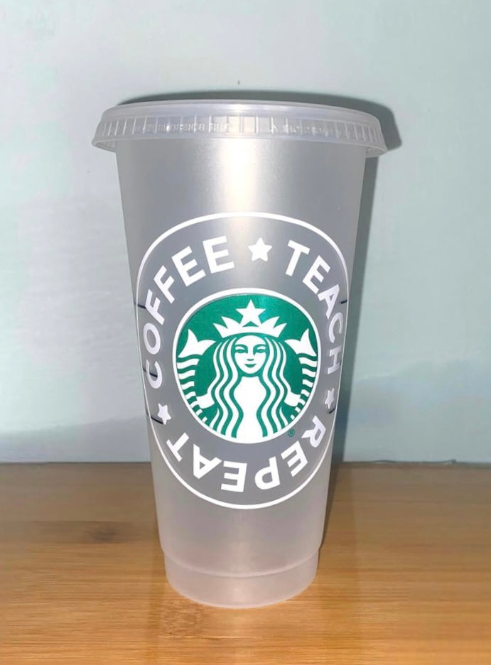 Teacher Starbucks Cold Cup