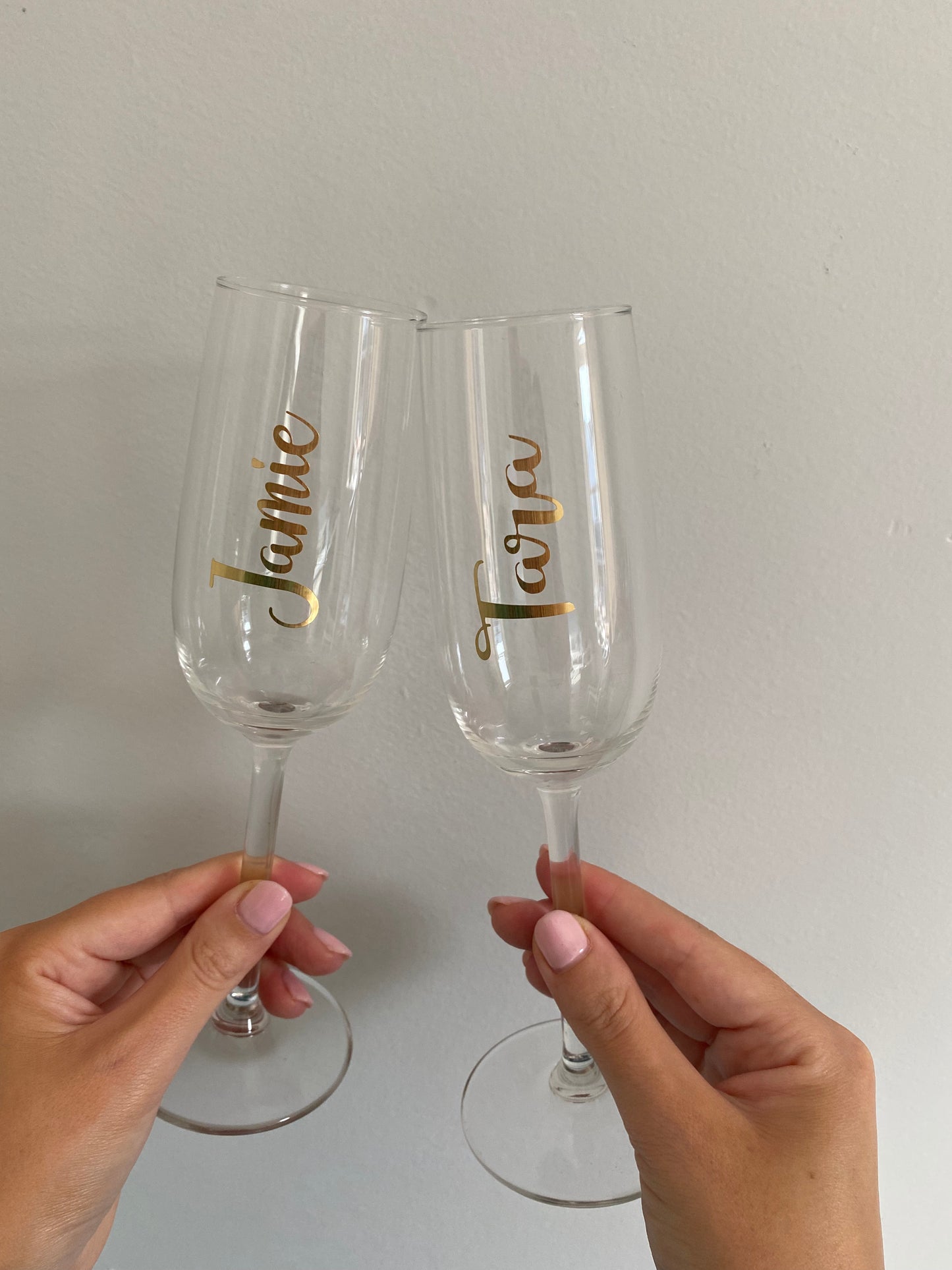 Engagement Champagne Glasses