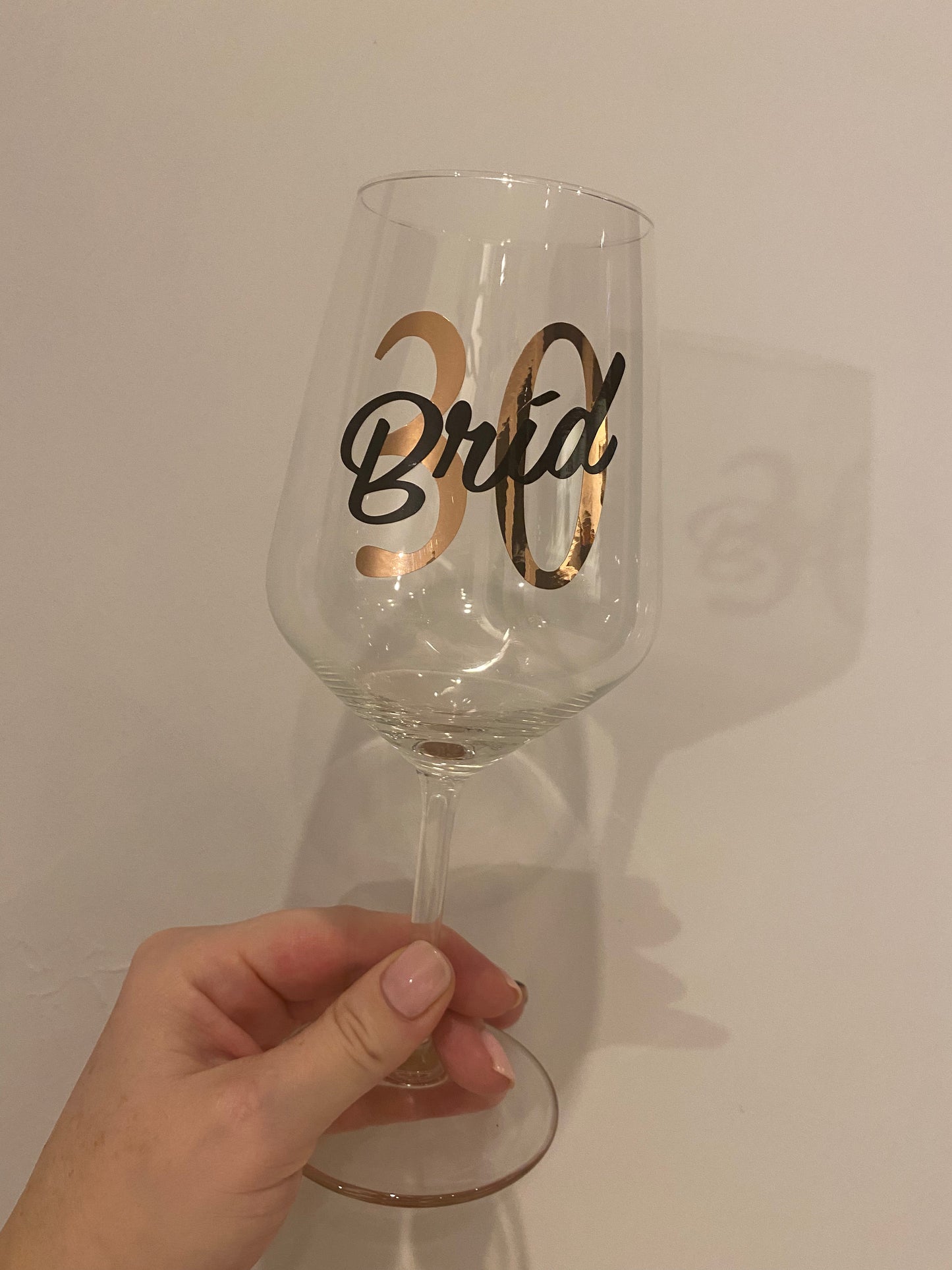 Birthday Wine Glass