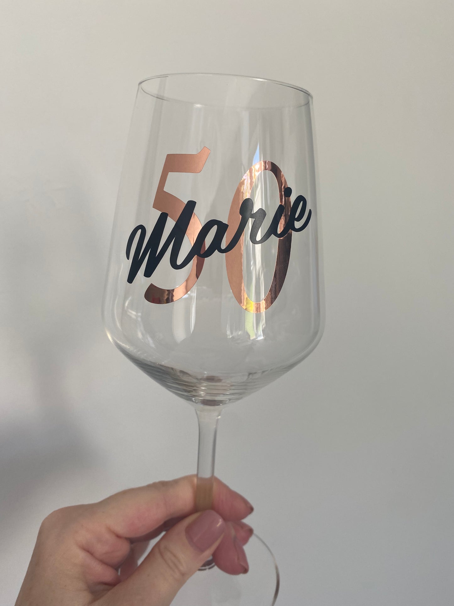 Birthday Wine Glass