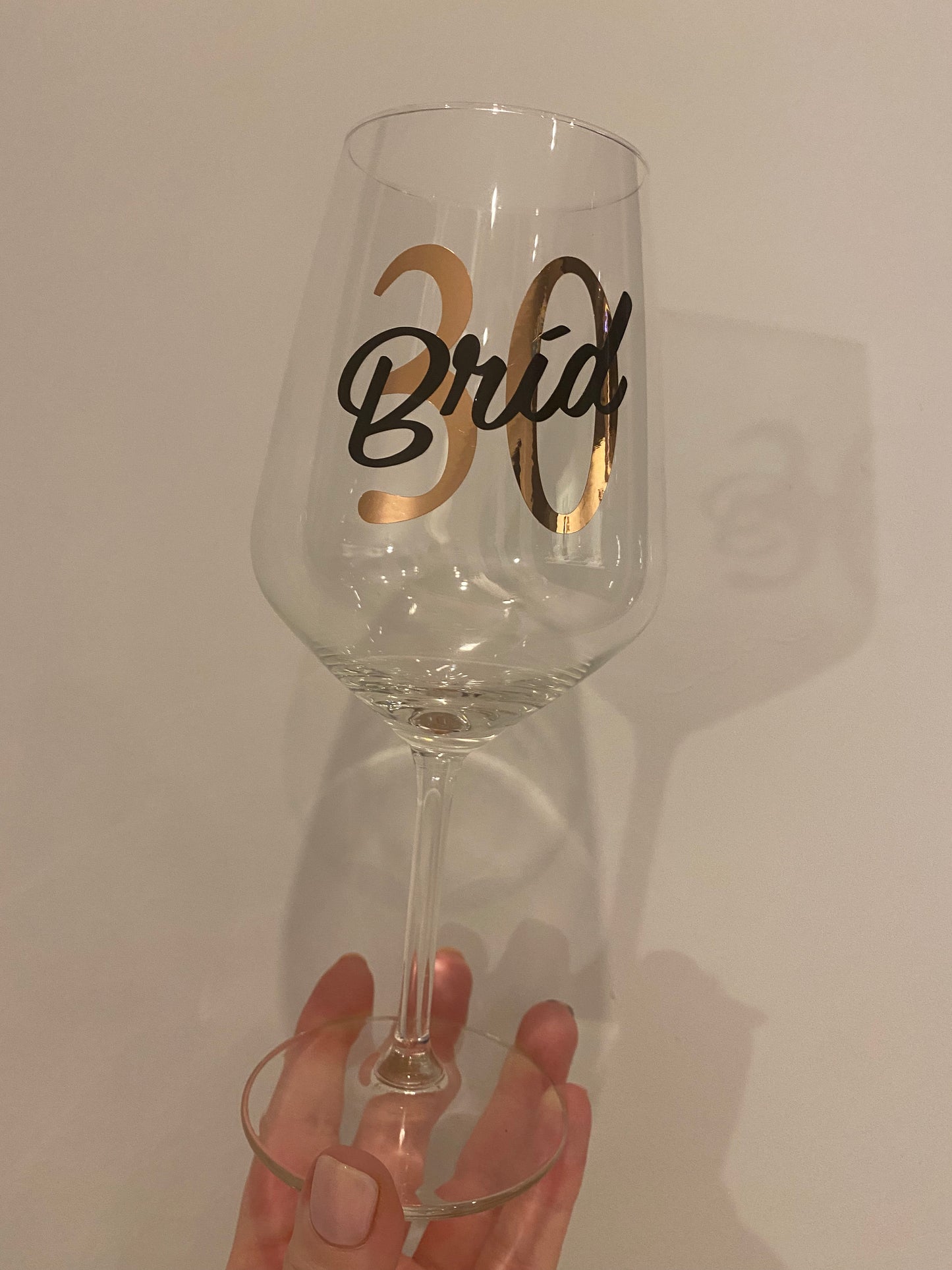 Birthday Wine Glass