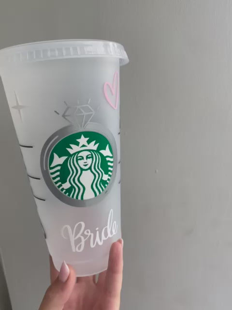 Bride Starbucks Cold Cup